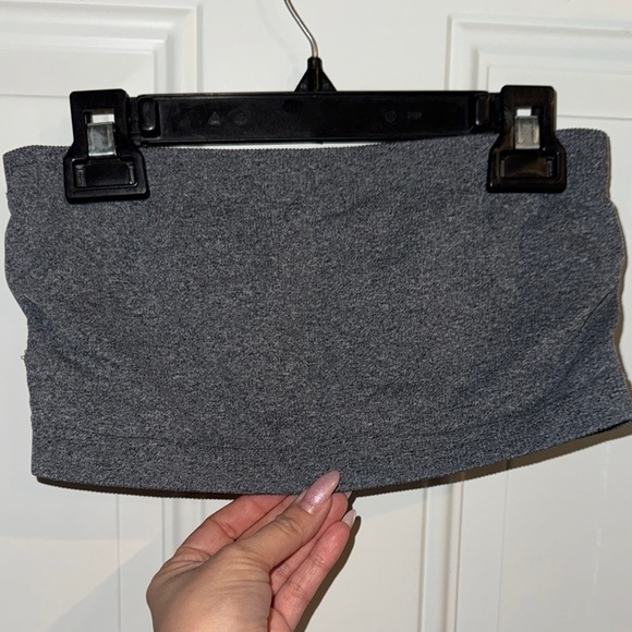 Skinny Girl-Gray Bandeau Top size Large - Picture 4 of 6